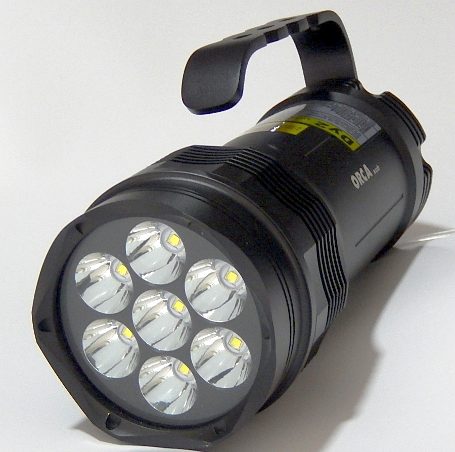 Dalış Feneri - Professional  Resque serisi - 7000 Lumen U.S.A Made Cree Led - 200mt Testli